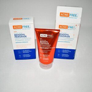AcneFree Severe Acne 10% Benzoyl Peroxide Foaming Cleansing Wash, 5 oz, Set of 2